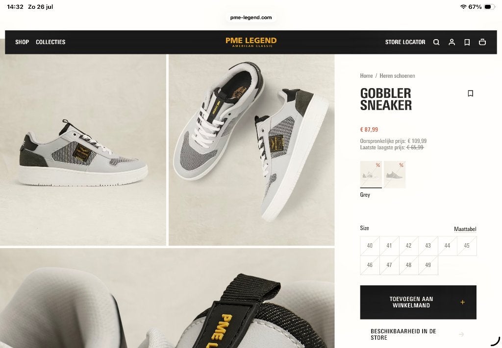 PME Sneakers, Overige kleuren, Nieuw, Ophalen of Verzenden, Sneakers of Gympen