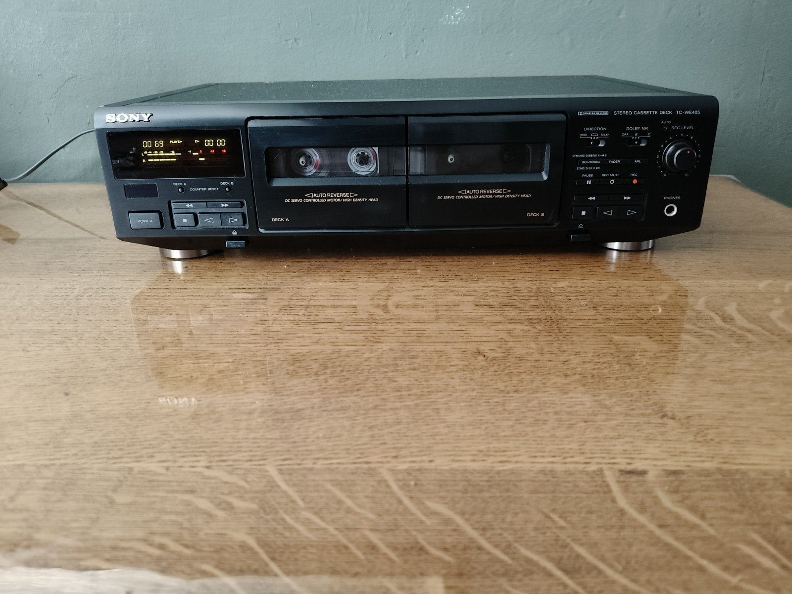 Sony TC-WE405, Ophalen, Dubbel, Sony, Auto-reverse