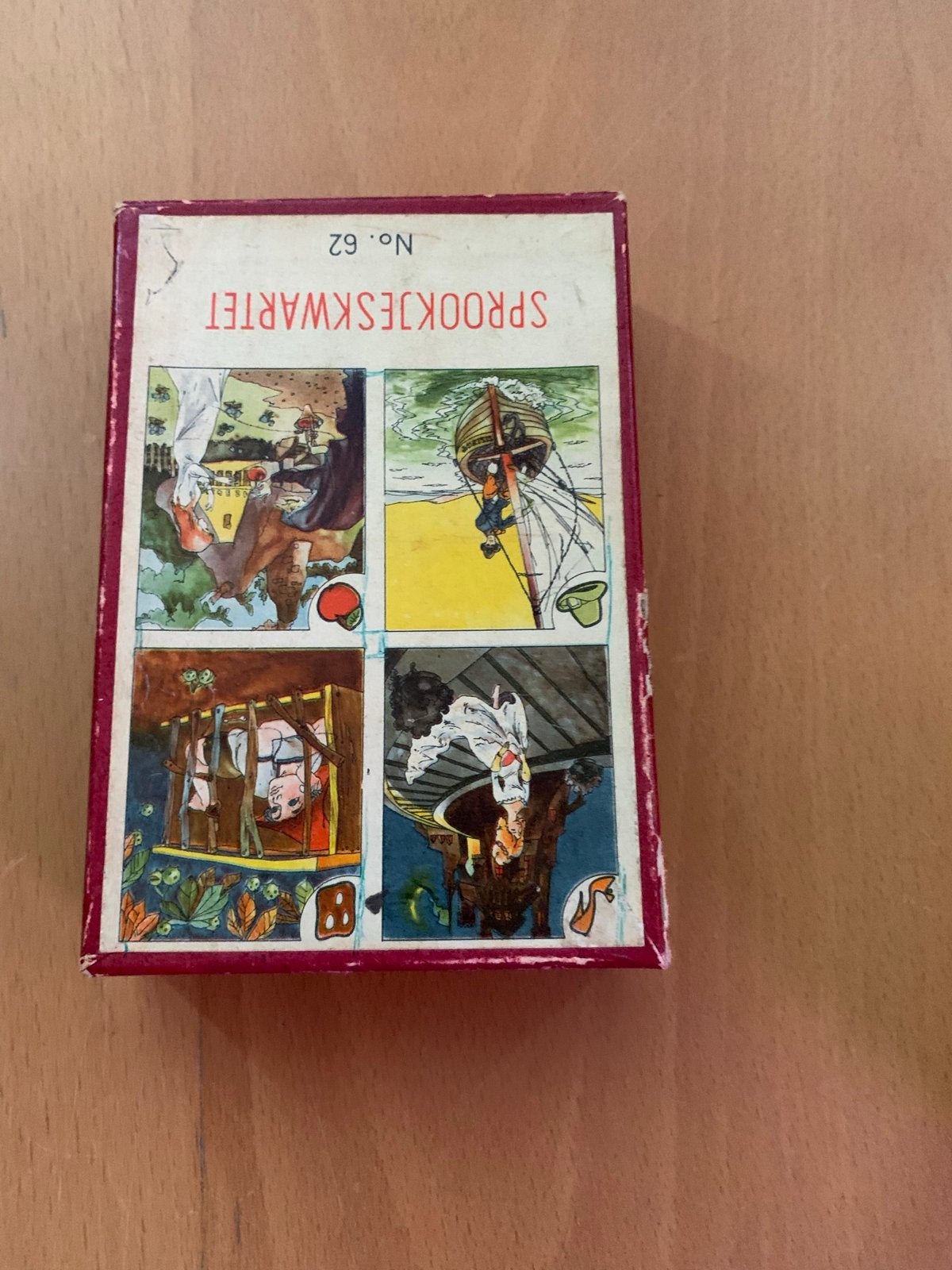 Sprookjeskwartet No. 62 - Vintage Kaartspel, Drie of vier spelers, Ophalen of Verzenden, Gebruikt