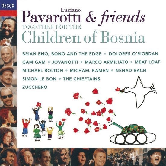pavarotti and friends, Cd's en Dvd's, Ophalen of Verzenden, Classicisme, Zo goed als nieuw, Kamermuziek
