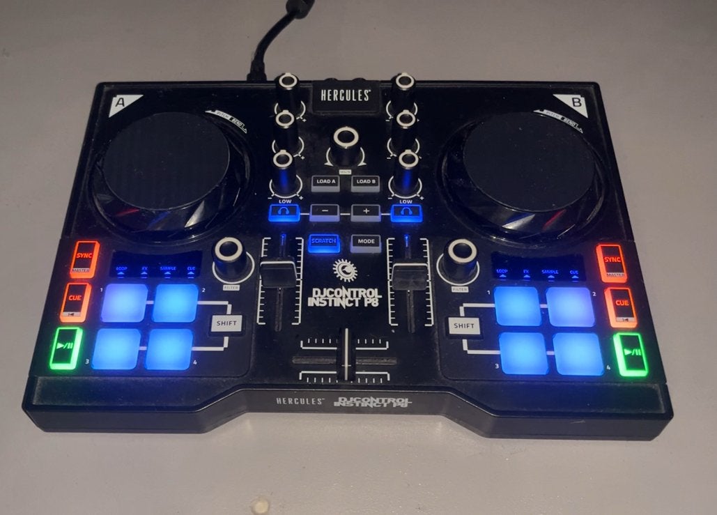 Hercules Draaitafel DJcontrol Instinct p8, Ophalen of Verzenden, Zo goed als nieuw, Overige merken