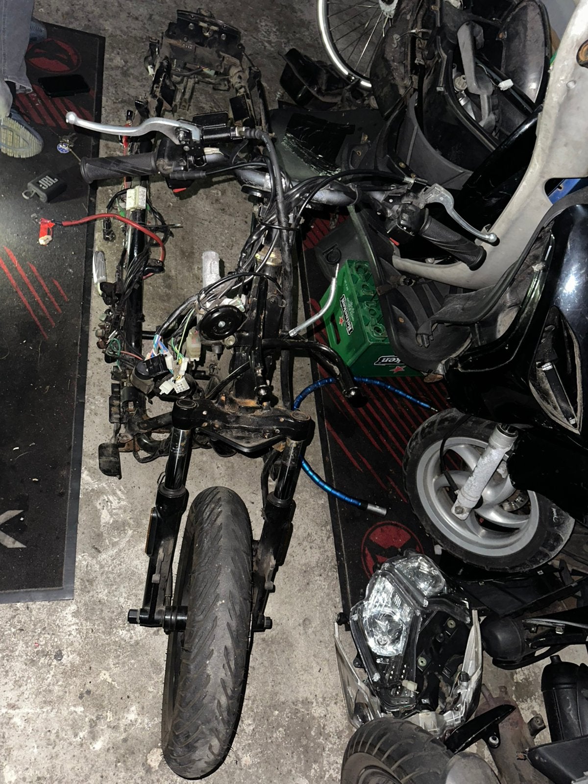 SYM Jet 14 2020 frame met kabelboom, Ophalen, Zo goed als nieuw, Frame, SYM