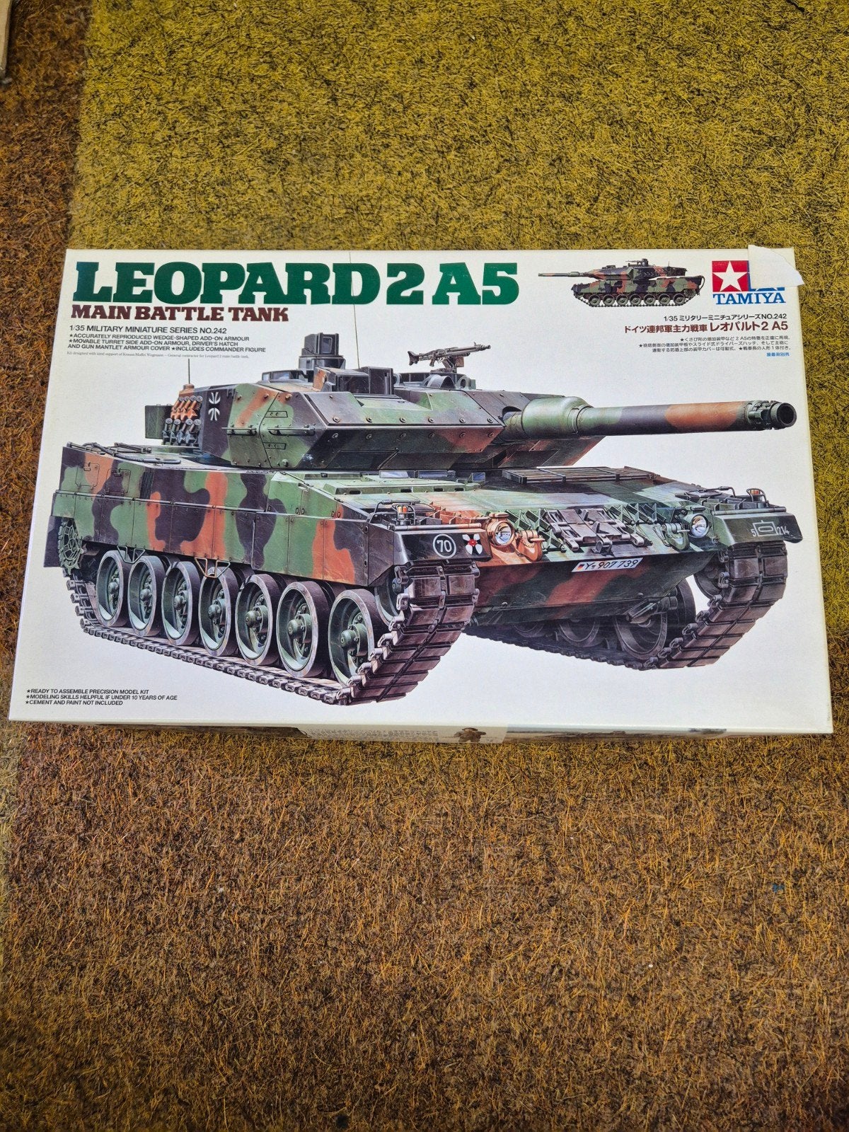 Tamiya Main battle tanl LEOPARD 2A5, Tank, 1:32 tot 1:50, Nieuw, Ophalen of Verzenden
