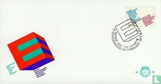 FDC E172 Verkiezingen Europees Parlement 1979 onbeschreven, Ophalen of Verzenden