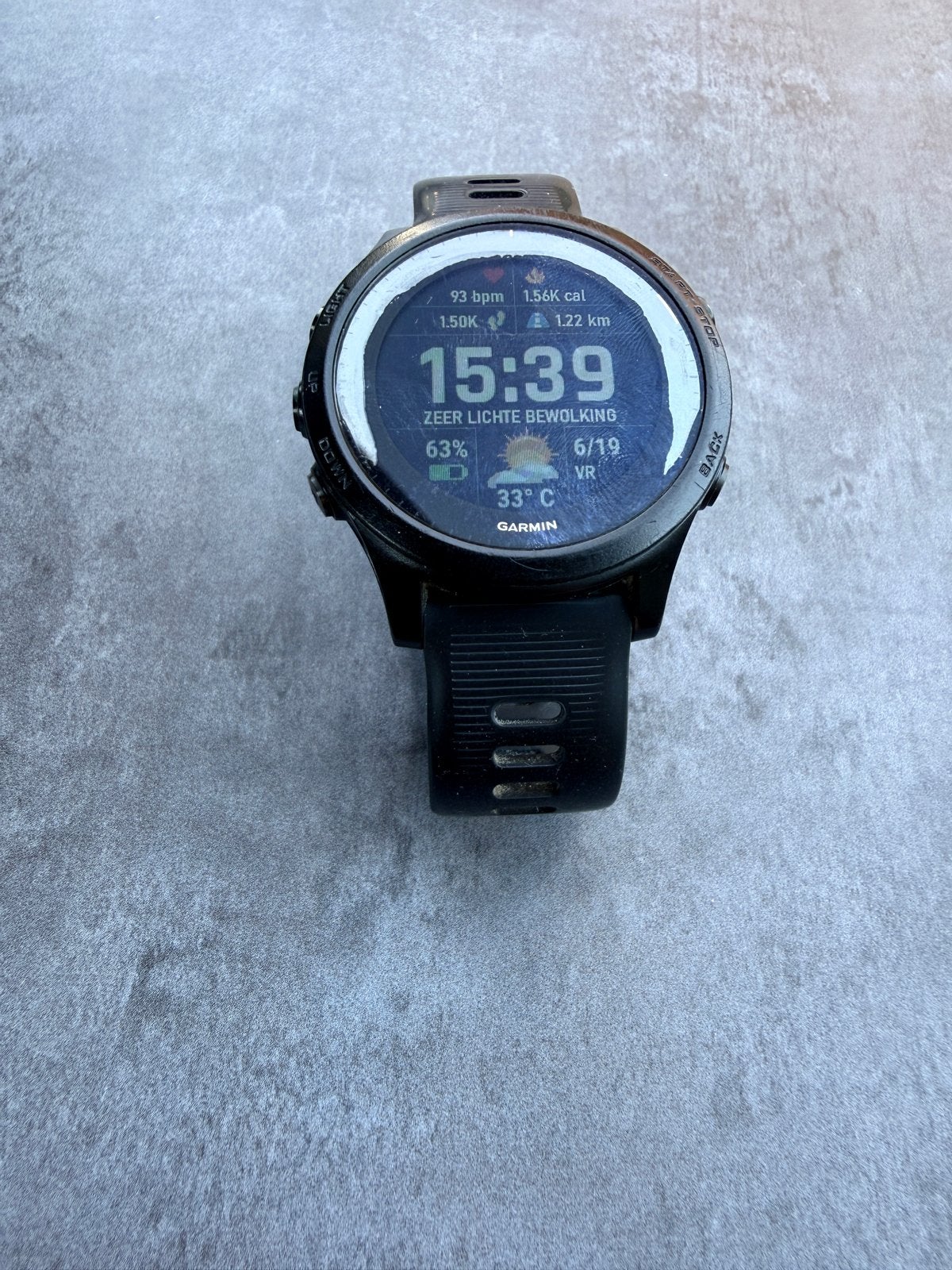 Garmin Forerunner 945, Sieraden, Tassen en Uiterlijk, Sporthorloges, Zwart, Ophalen of Verzenden, Waterdicht, Android