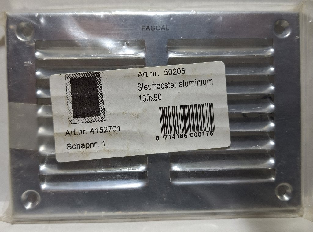 aluminium sleufroosters 6 stuks, Doe-het-zelf en Verbouw, Ophalen of Verzenden, Nieuw, Aluminium
