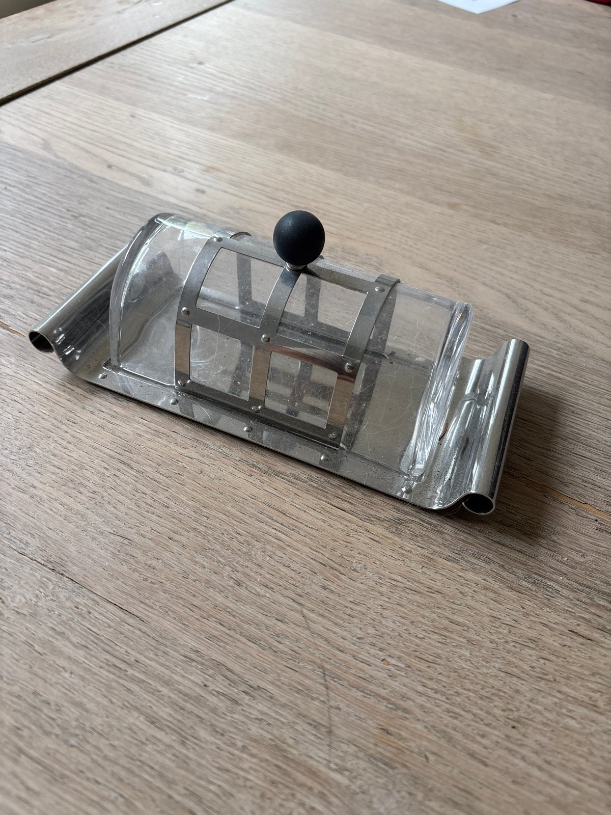 Alessi Botervloot in uitstekende staat, collectors item, Ophalen, Overige typen, Zilver, Zo goed als nieuw