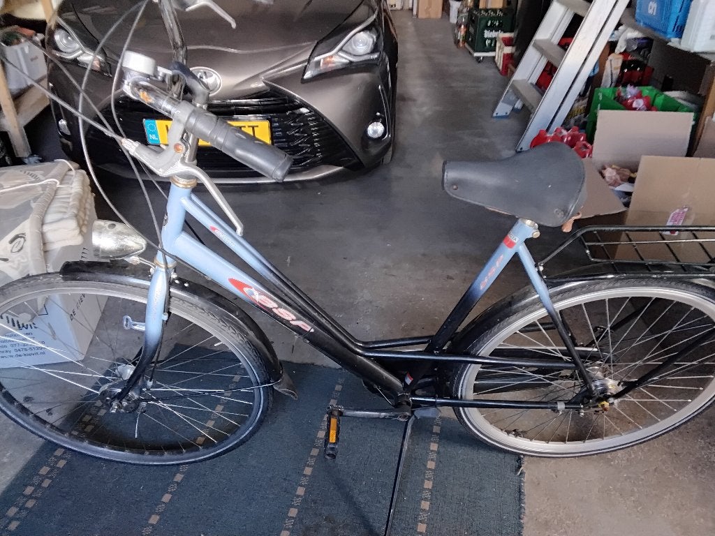 damesfiets 3 versnellingen, Fietsen en Brommers, Overige merken, Terugtraprem, Gebruikt, Versnellingen