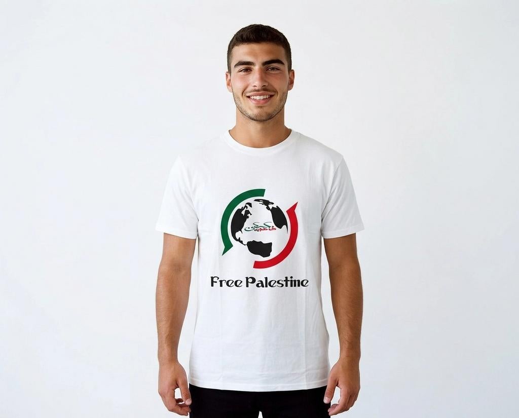 Free palestine tshirt, Seizoenskaart, Eén persoon