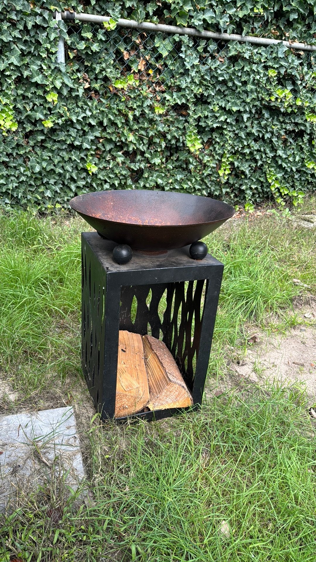 Vuurschaal, Ophalen, Gebruikt