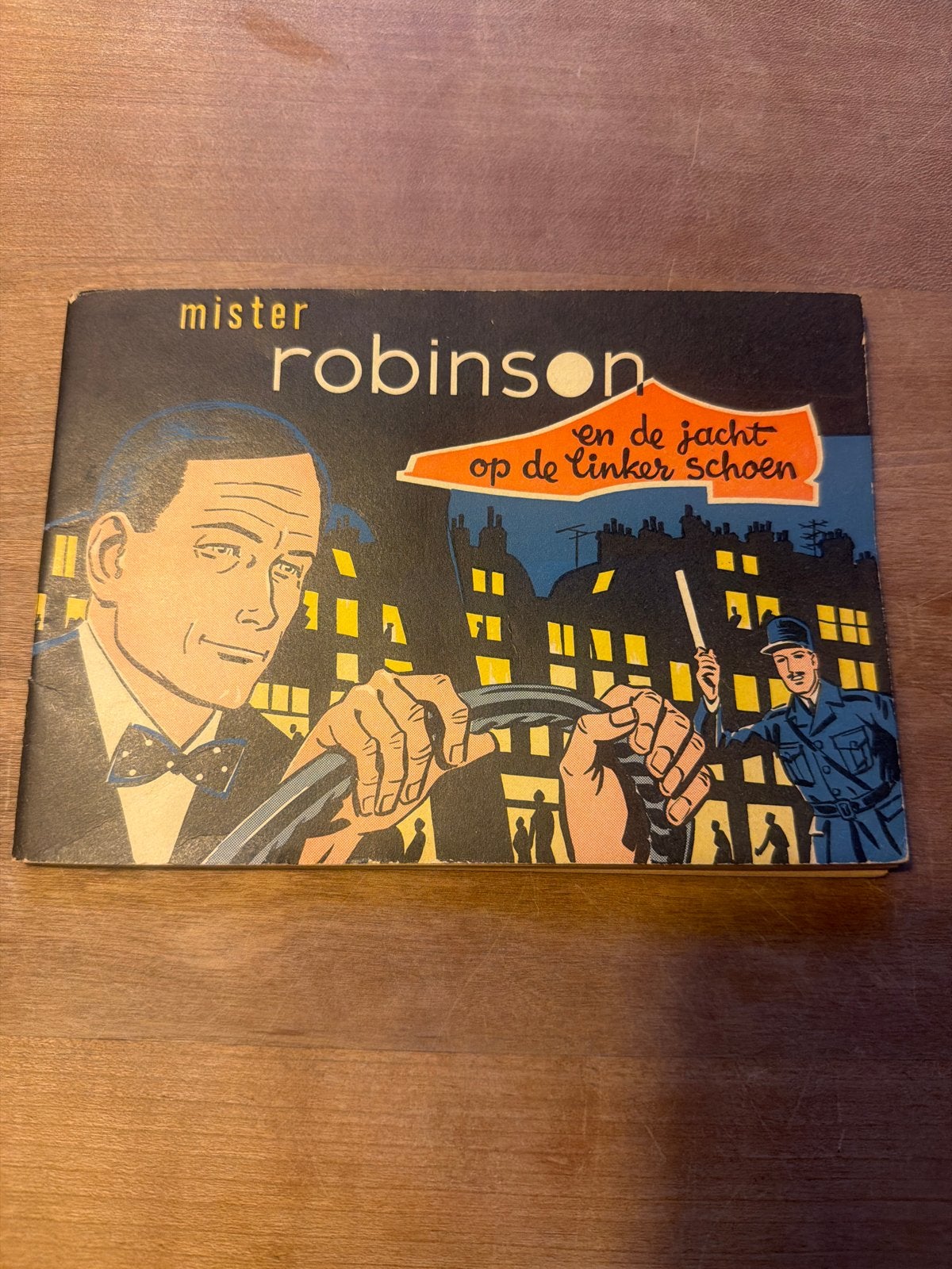 Mister Robinson en de jacht op de linker schoen, Eén stripboek, Ophalen of Verzenden, Gelezen