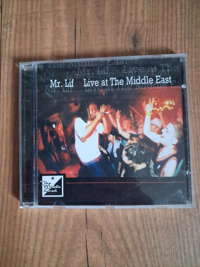 Mr. Lif - Live at The Middle East CD, Ophalen of Verzenden, 2000 tot heden, Zo goed als nieuw