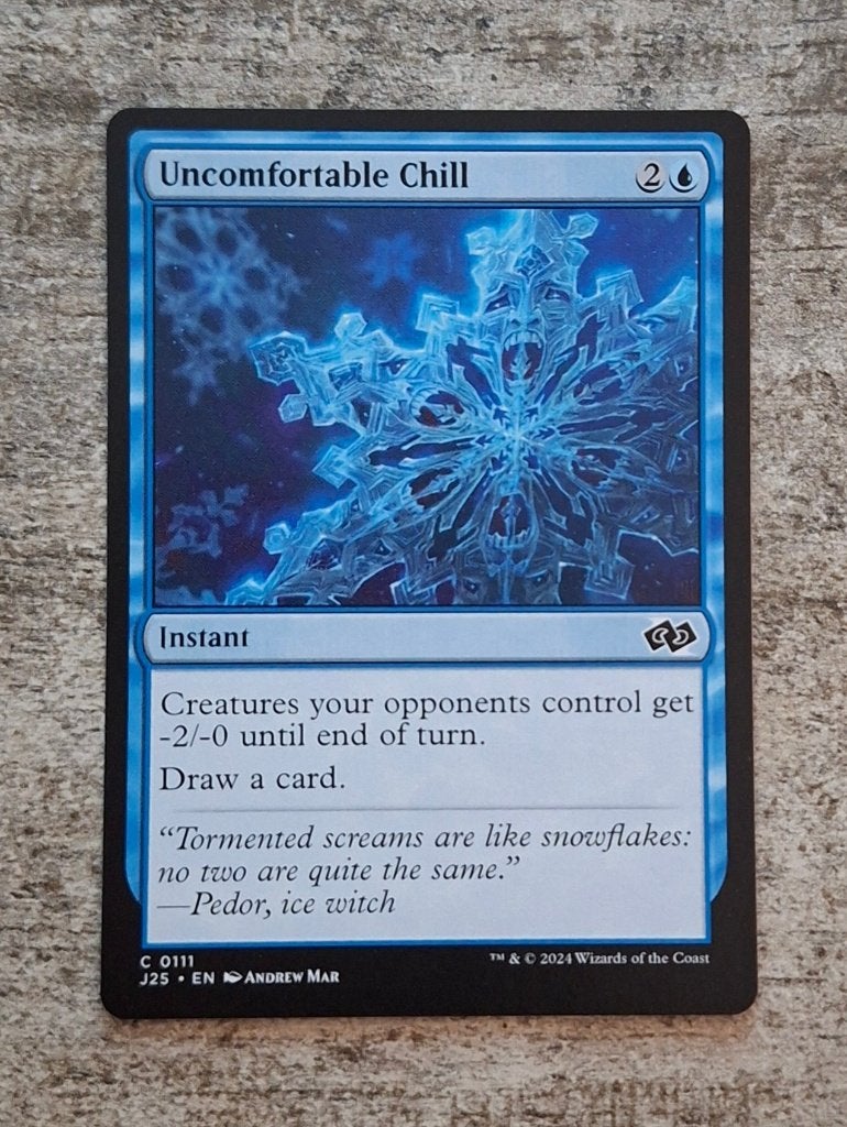 Uncomfortable Chill - Magic the Gathering, Verzenden, Gebruikt, Losse kaart
