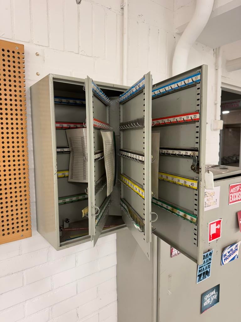 Sleutelkluis / kast voor honderden sleutels sleutel-kast, Huis en Inrichting, Brandblussers en Brandkasten, Ophalen, Gebruikt