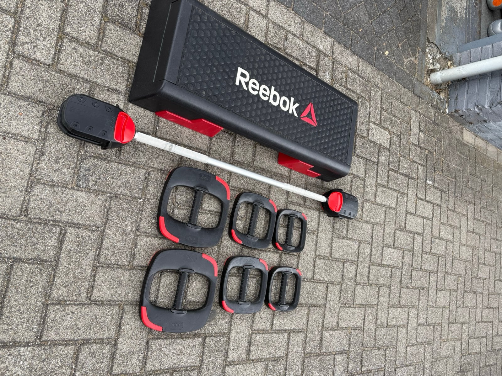 Reebok step met les mills 2.0 set smart bodypump