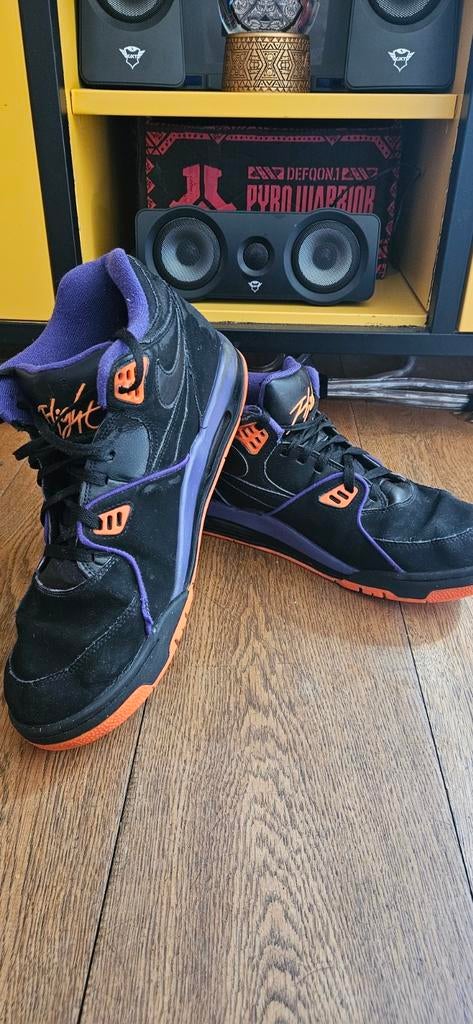Nike Air Flight 89 sneakers "Court Purple" Maat 47.5, Zwart, Ophalen of Verzenden, Sneakers of Gympen, Gedragen