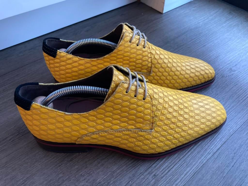 Floris van Bommel herenschoenen maat 5 / 38 weinig gedragen, Floris van Bommel, Overige kleuren, Floris van Bommel, Ophalen of Verzenden