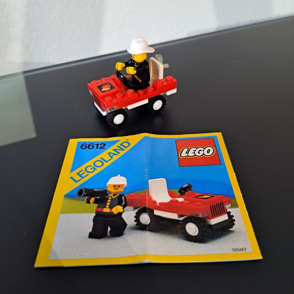 Legoland 6612 Fire chief's car., Ophalen of Verzenden, Zo goed als nieuw, Lego
