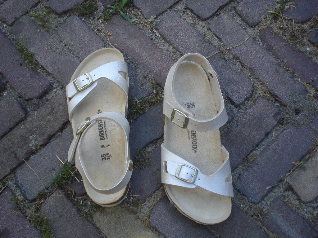 BIRKENSTOCK SANDALEN WIT 35 NIEUW GRATIS VERZENDING PER POST, Verzenden, Wit, Nieuw, Sandalen of Muiltjes