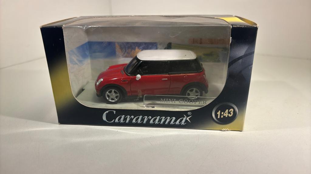 Mini cooper cararama 1.43, Hobby en Vrije tijd, Modelauto's | 1:43, Overige merken, Auto, Ophalen of Verzenden, A