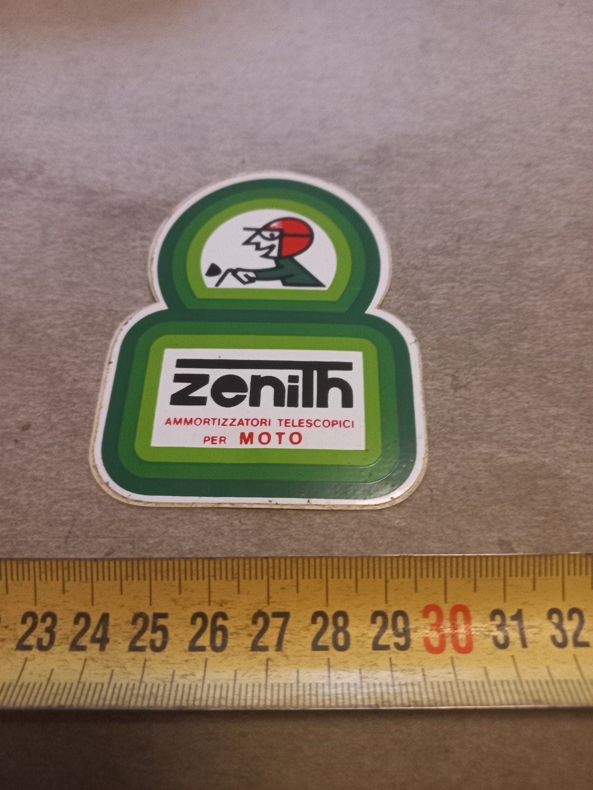 Vintage Zenit Moto Schokdemper Sticker - Nieuwstaat, Ophalen of Verzenden