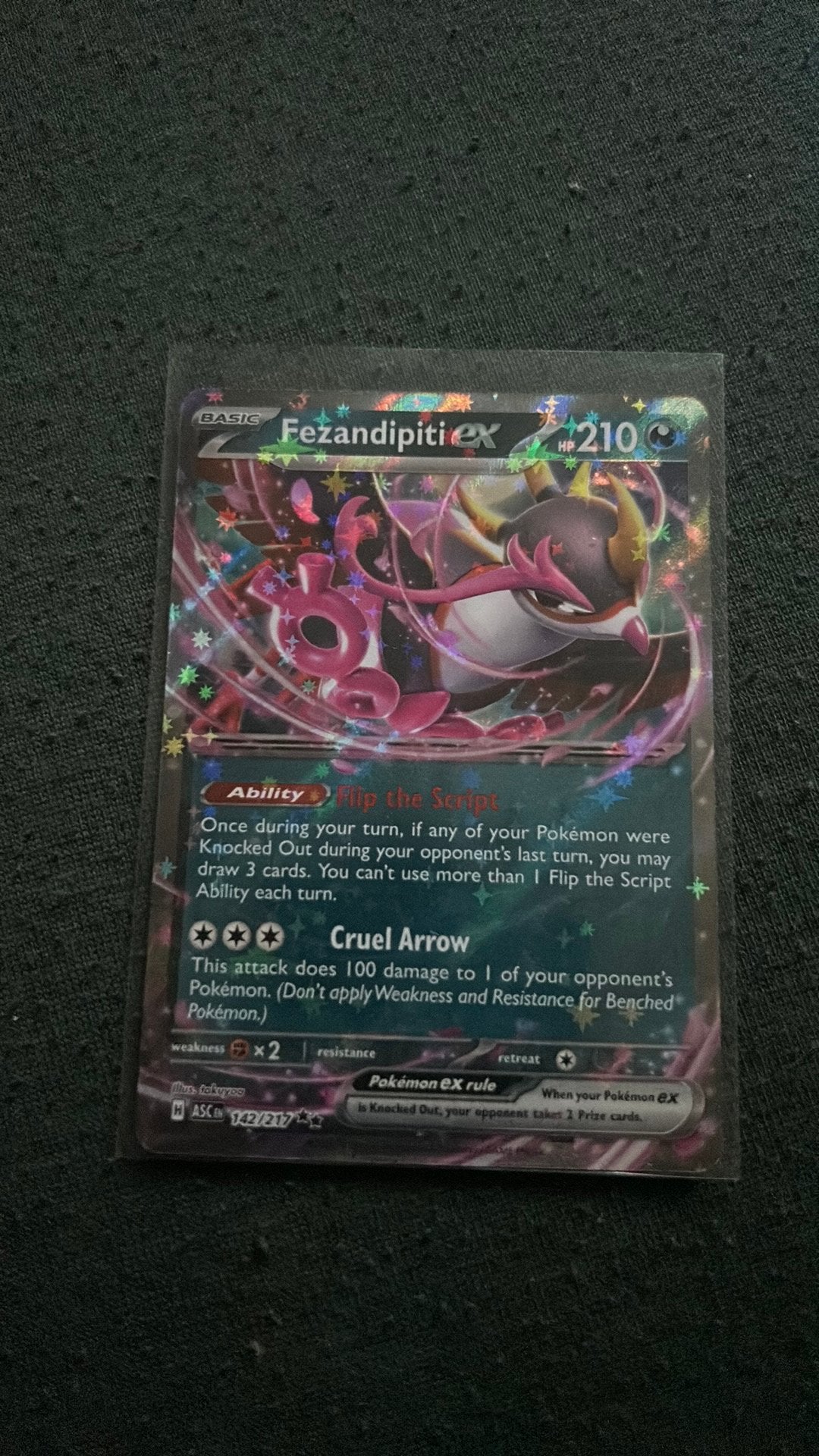 Fezanditipi ex ascended heroes, Ophalen of Verzenden, Nieuw, Losse kaart, Foil