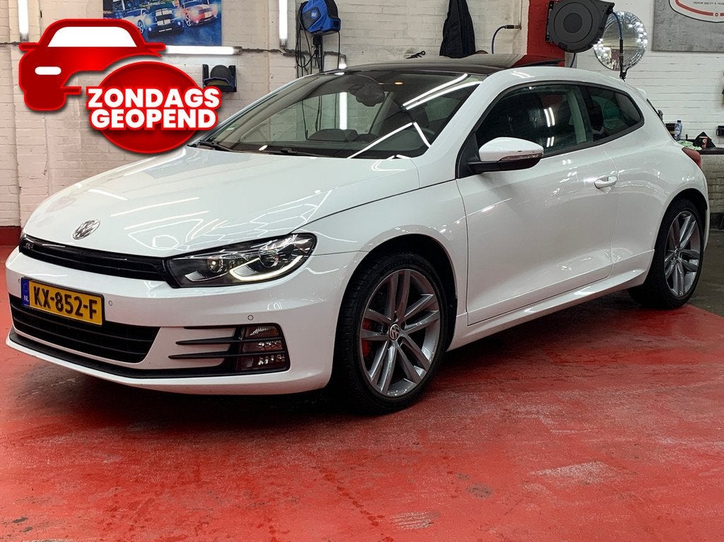 Volkswagen SCIROCCO 1.4 TSI|R-Line|Opendak|Navigatie|Climate, Voorwielaandrijving, Gebruikt, 4 cilinders, Wit
