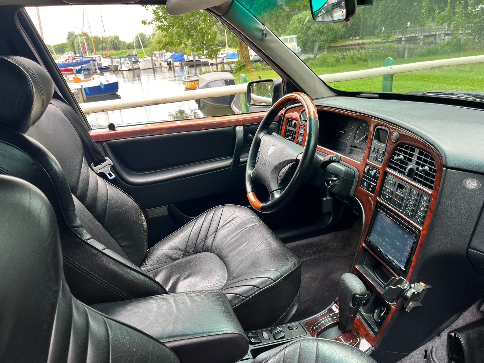 Saab 9000 2.3 CS Turbo HB Aero AUT 1997 Blauw, Auto's, Saab, 730 kg, 1800 kg, 4 cilinders, 2290 cc