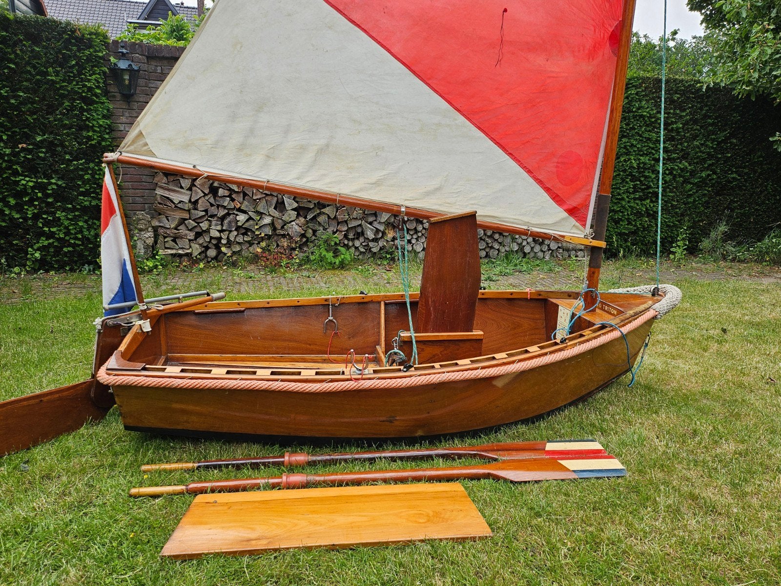 Piraatje met riemen, dektentje, etc, etc..., Ophalen, Gebruikt, Minder dan 3 meter, Minder dan 15 m²