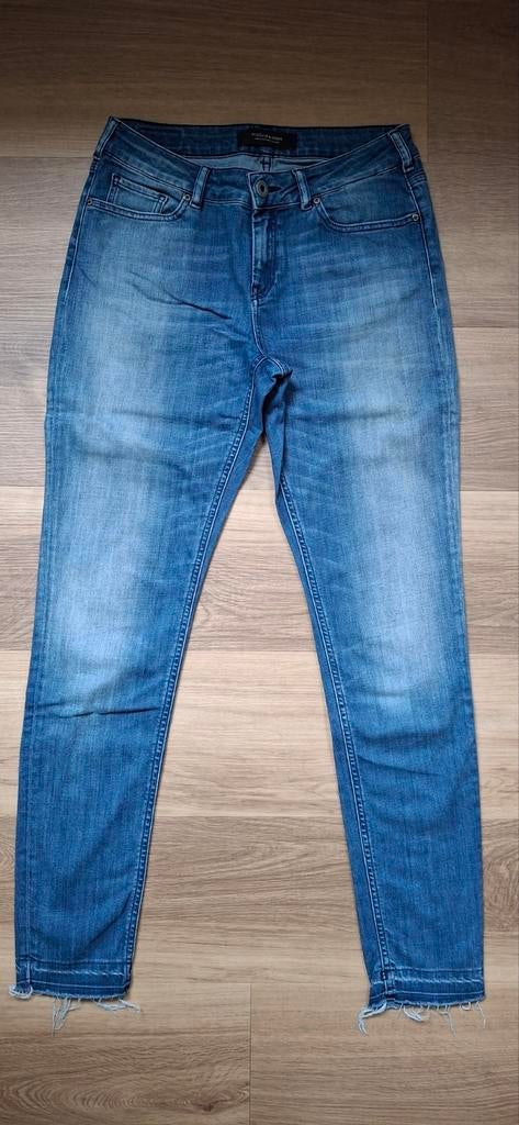 Scotch & Soda La Bohemienne Mid Rise Skinny Jeans, Kleding | Dames, Blauw, Scotch & Soda, Ophalen of Verzenden, Zo goed als nieuw