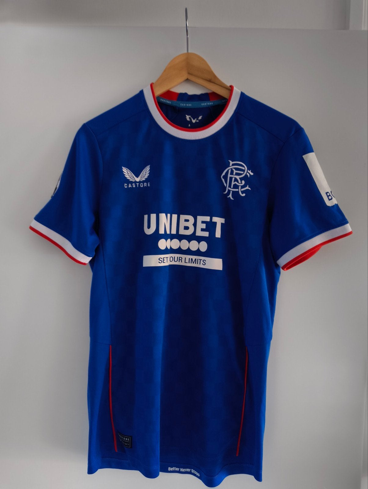 Castore Rangers FC thuisshirt 2022/2023 maat S, Ophalen of Verzenden, Shirt
