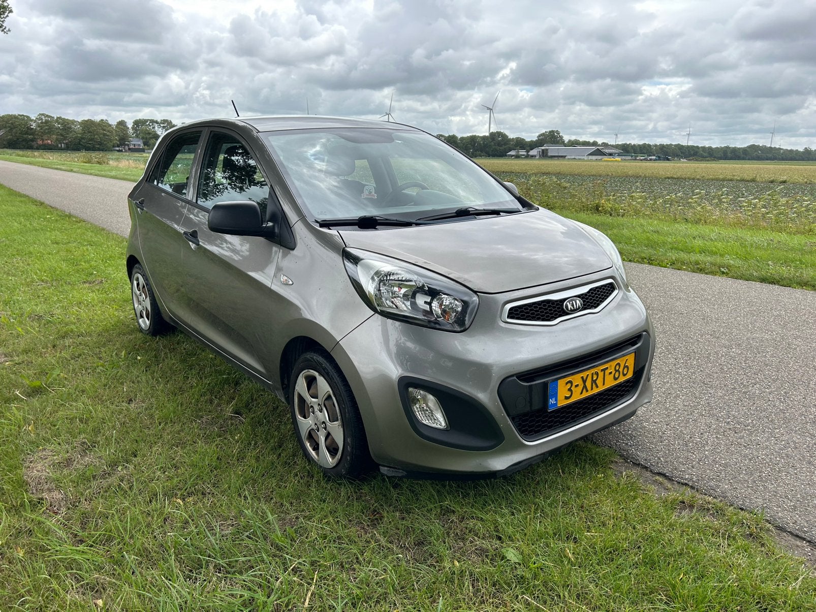 Kia Picanto 1.0 Cvvt 5-DRS 2014 Grijs, Voorwielaandrijving, 400 kg, Origineel Nederlands, 24 km/l