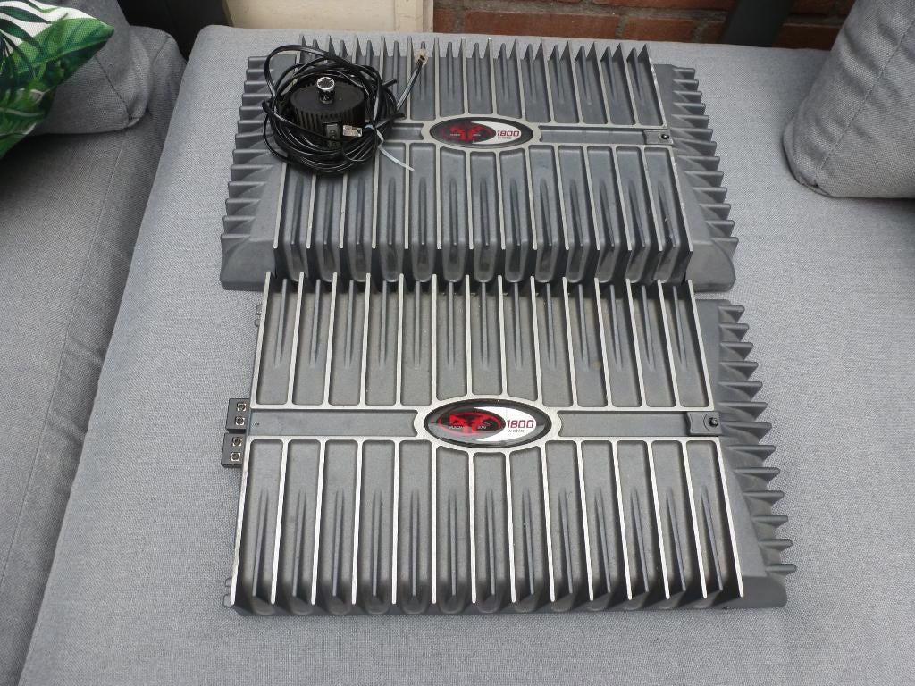 2 x Rockford Fosgate 2/1 Kanaal Versterker, Auto diversen, Ophalen, Gebruikt