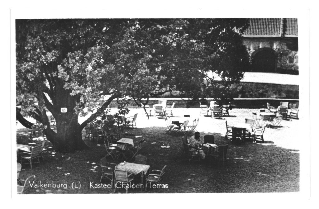 950018 Valkenburg Chaloen Terras Mooie kaart onbeschreven