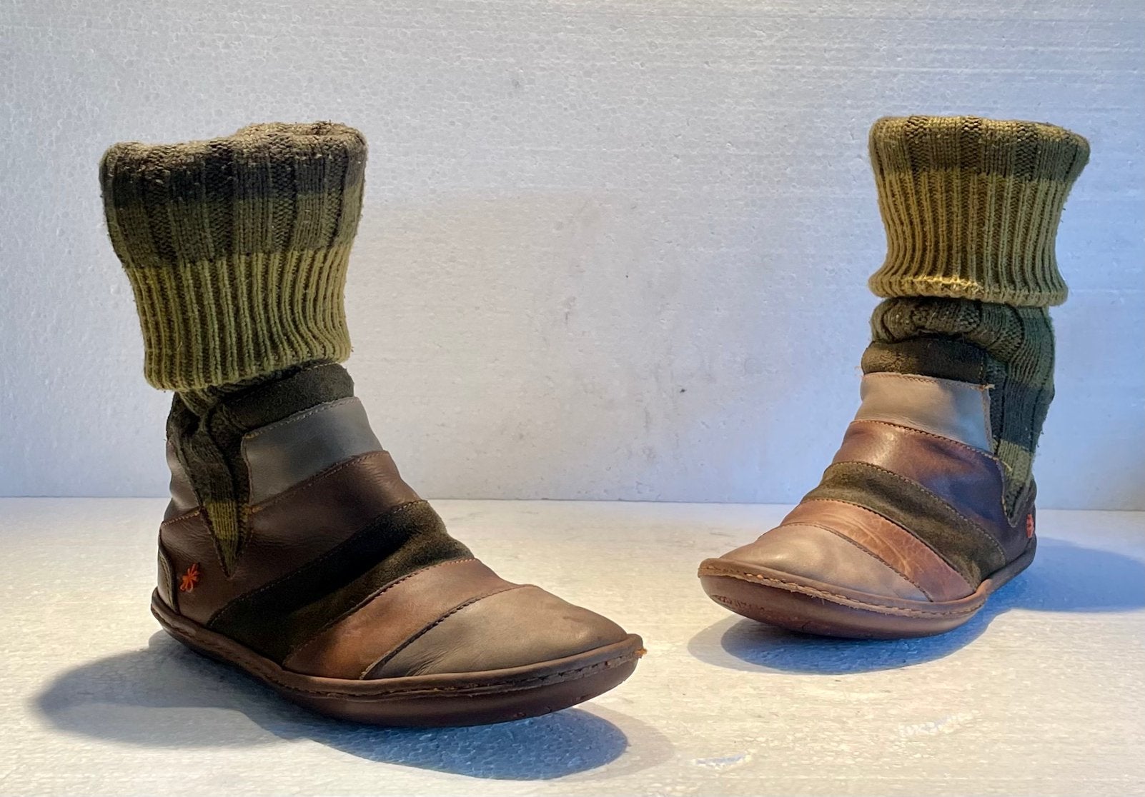 Art enkel laarzen retro design 38, Kleding | Dames, Schoenen, Ophalen of Verzenden, Lage of Enkellaarzen
