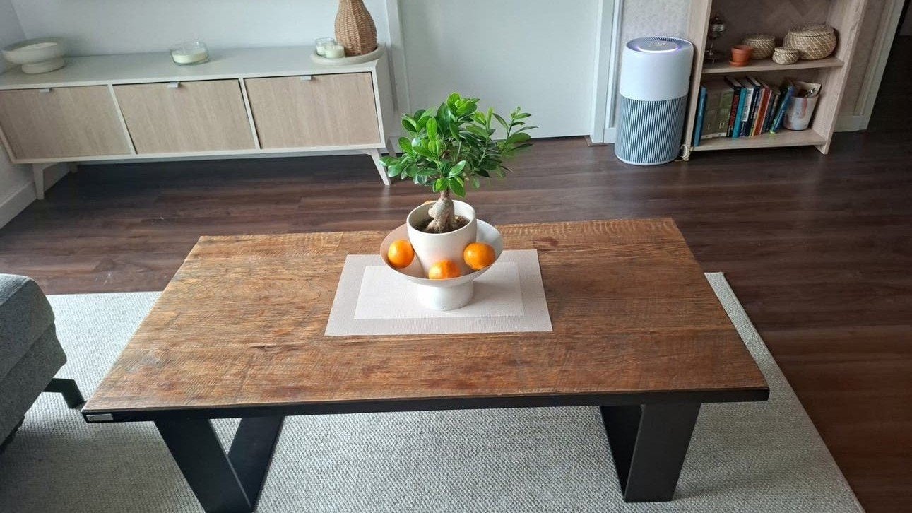 Goossens Tafel - Robuust en Stijlvol, Huis en Inrichting, Gebruikt, 100 tot 150 cm, 50 tot 100 cm, Industrieel, Modern, Robuust