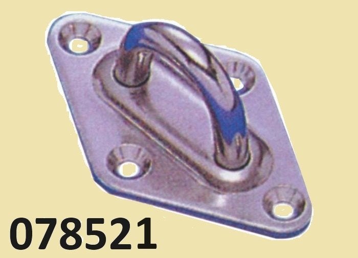 Diverse typen RVS 316 gebogen & vlakke oogplaten v.a. € 5,95, Ophalen of Verzenden, Nieuw, Overige typen