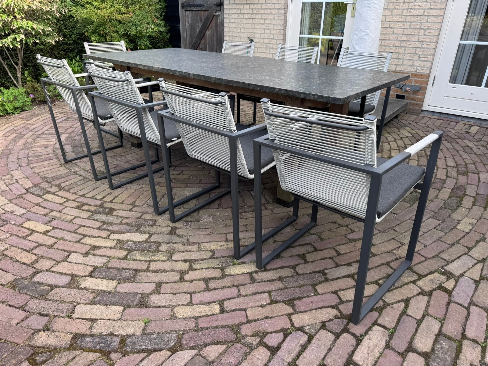 Borek Andria tuinstoelen, Ophalen, Zo goed als nieuw, Wicker, Stoel