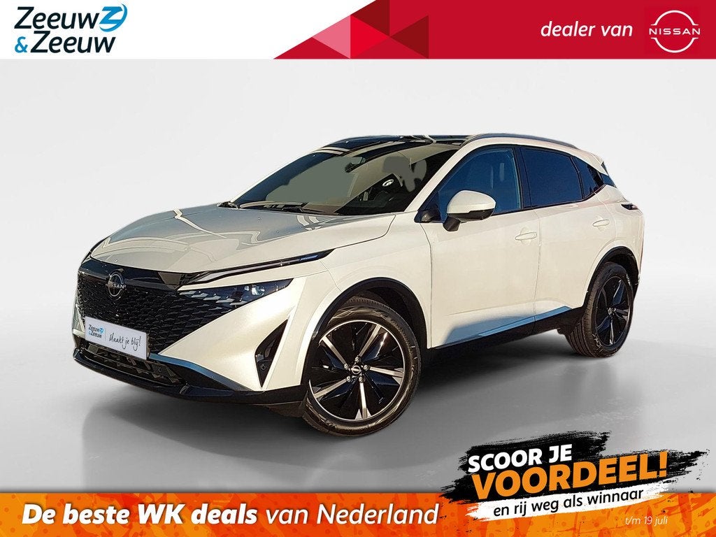 Nissan Qashqai 1.3 MHEV Xtronic Tekna |€5000,- VoorraadKor, 12 maanden, 1800 kg, 4 cilinders, Leder en Stof