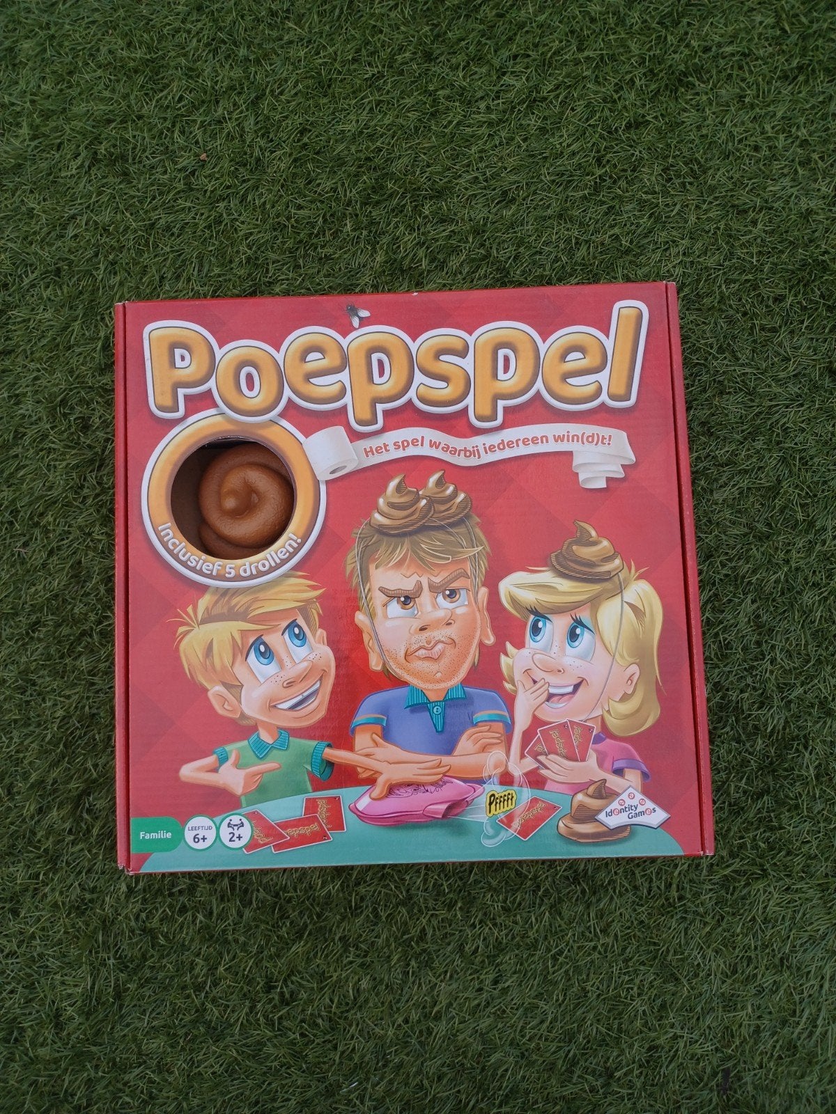 Poepspel - Het spel waarbij iedereen win(d)t!, Een of twee spelers, Ophalen of Verzenden, Zo goed als nieuw, Identity Games