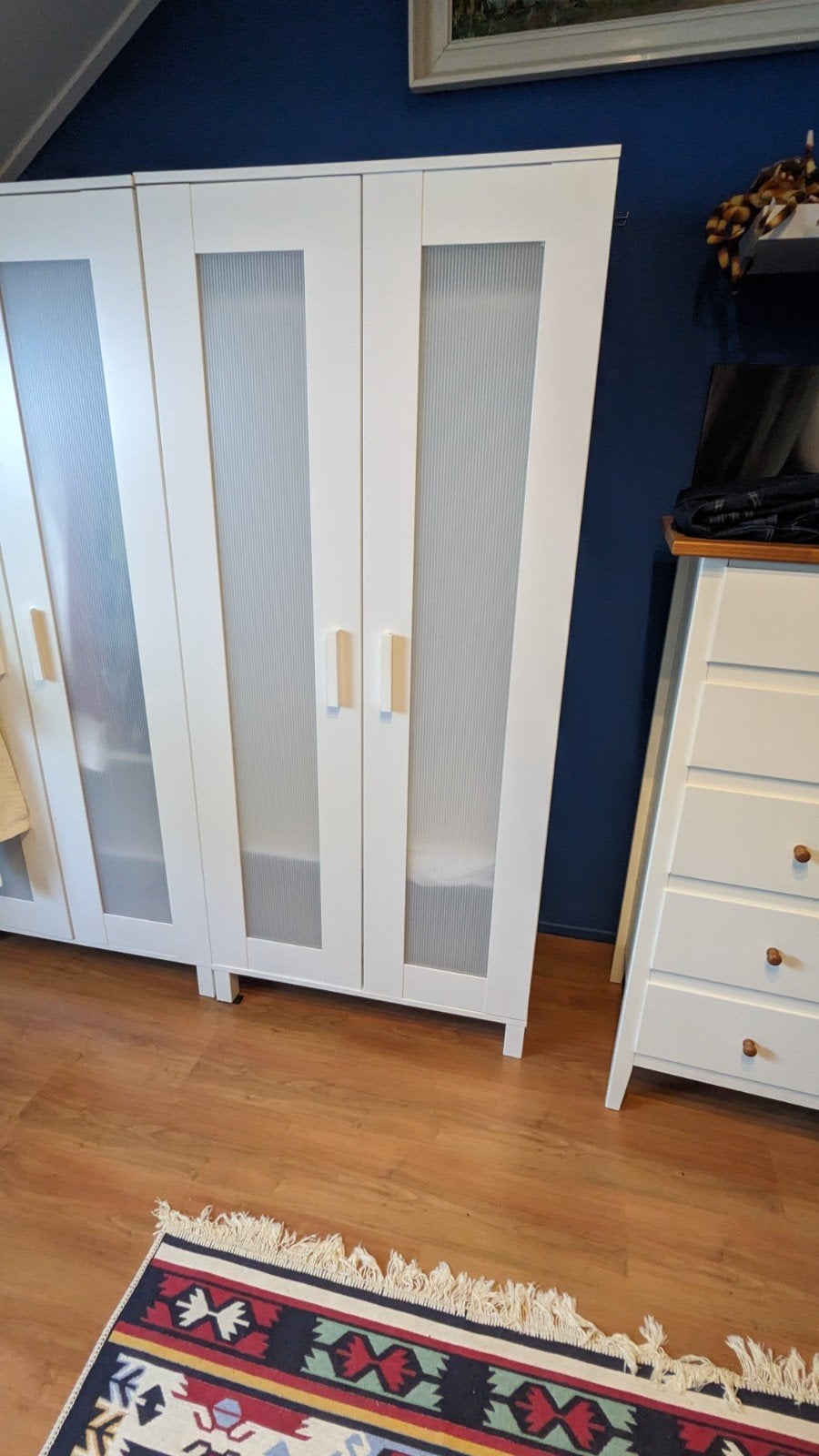 IKEA Aneboda kledingkast met hangruimte en planken, Ophalen, Overige materialen, Met deur(en), Gebruikt