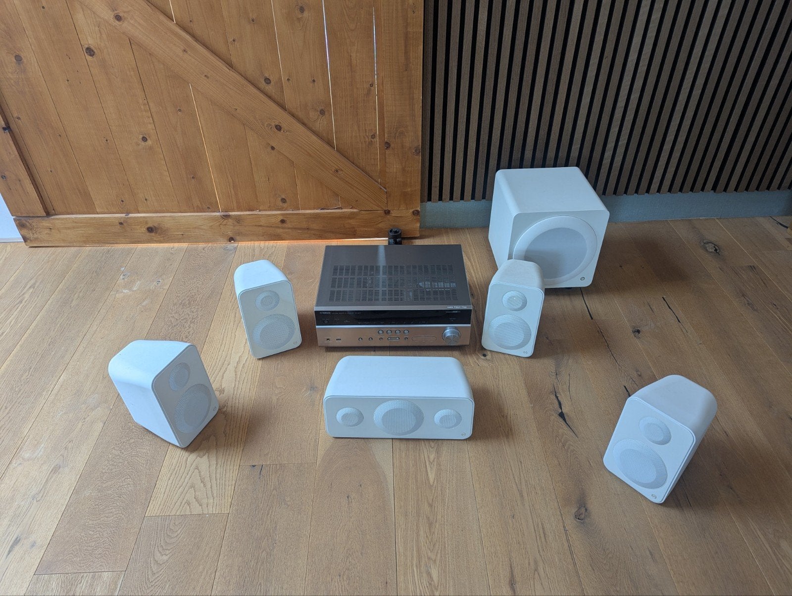 Monitor Audio Vector 5.1 Home Cinema Set met Yamaha Receiver, Audio, Tv en Foto, Luidsprekers, Gebruikt, Geschikt voor surround/home cinema