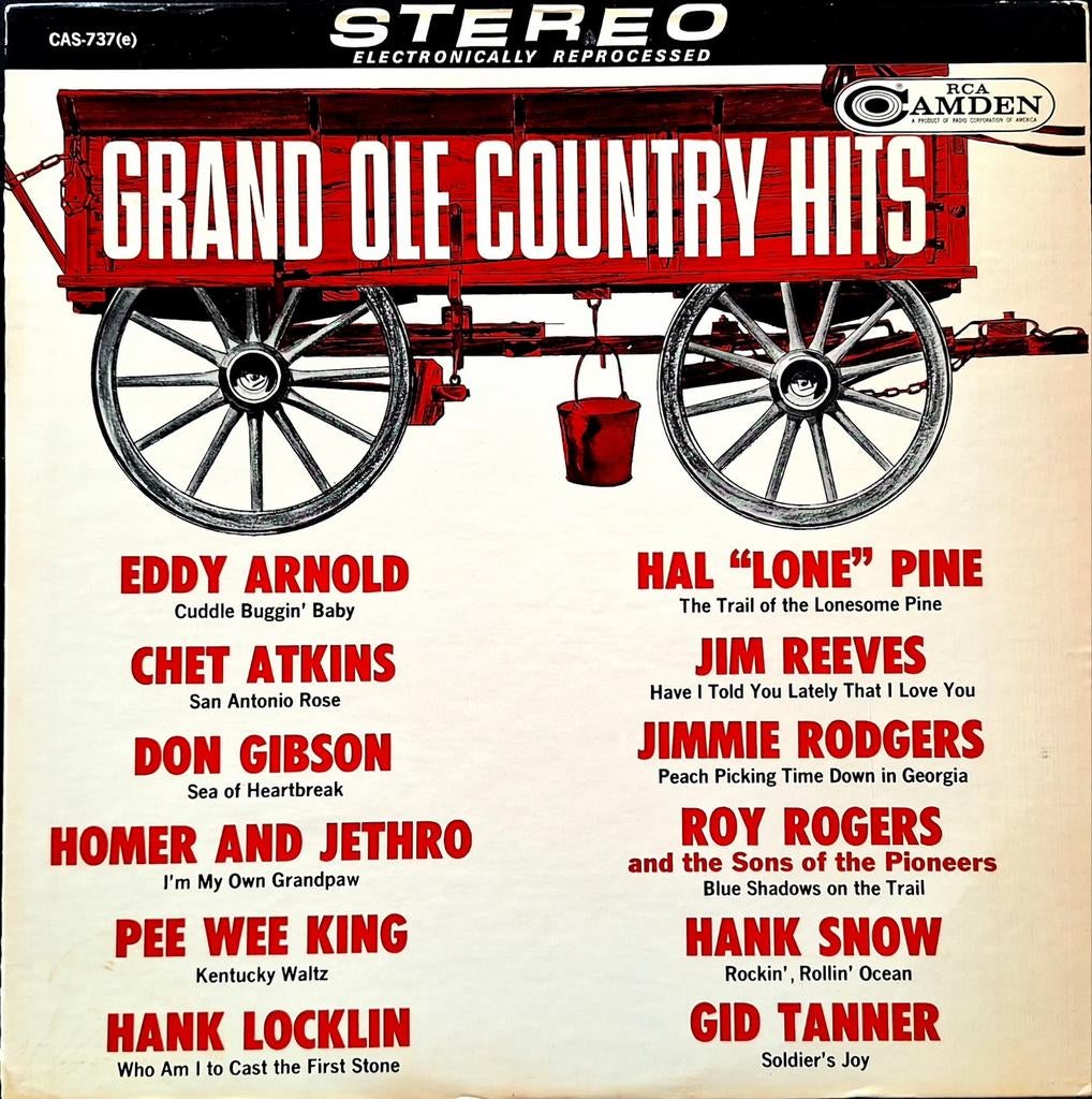 LP  VERZAMEL - Grand Ole Country Hits, Ophalen of Verzenden, Gebruikt, 12 inch