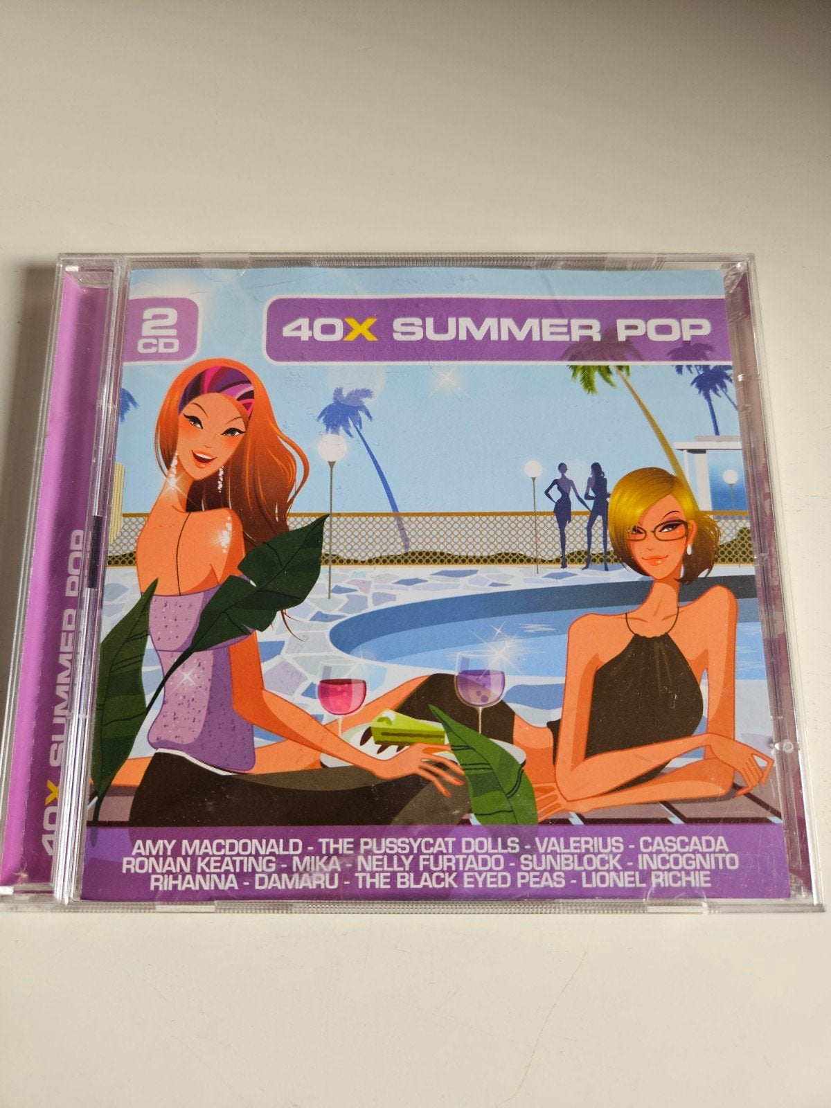 40x Summer Pop - 2 CD Boxset met diverse artiesten, Cd's en Dvd's, Ophalen of Verzenden, Zo goed als nieuw, Pop