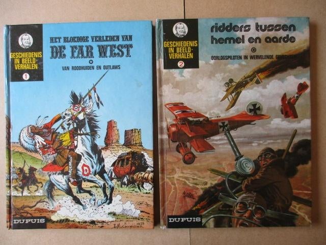 w0101 geschiedenis in beeldverhalen 1 t/m 14, Meerdere stripboeken, Ophalen, Gelezen