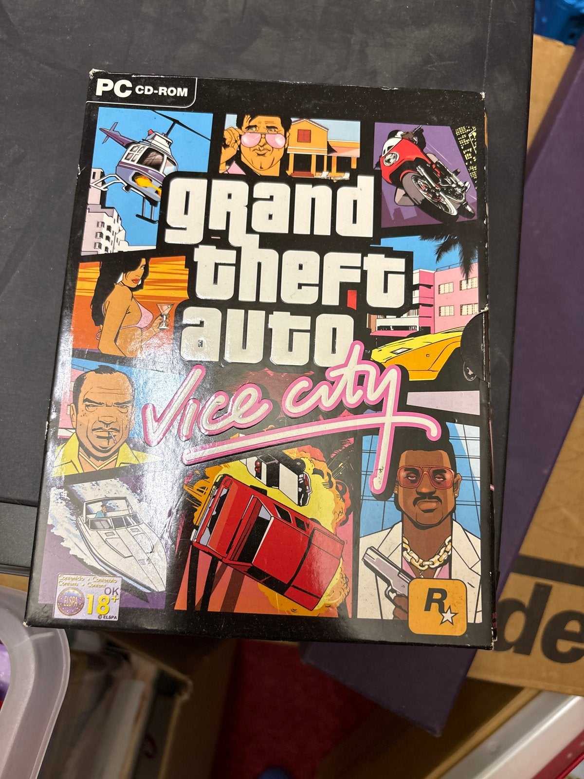 Grand Theft Auto Vice City PC CD-ROM, Avontuur en Actie, Gebruikt, Vanaf 18 jaar, 1 speler