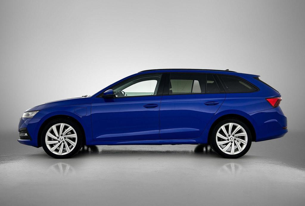 Skoda Octavia Combi 1.4 TSI iV PHEV Business Edition | CLIMA, Auto's, Skoda, 12 maanden, Stof, Gebruikt, Blauw