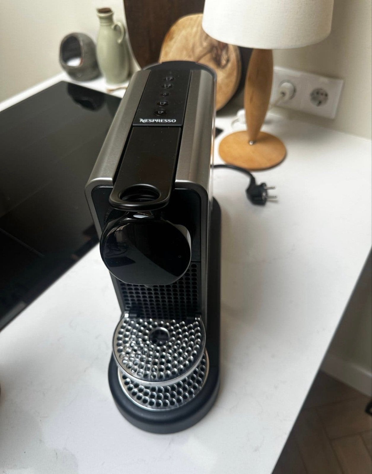 Nespresso Citiz platinum Koffiemachine, Witgoed en Apparatuur, Koffiezetapparaten, Gebruikt, Espresso apparaat, Ophalen of Verzenden