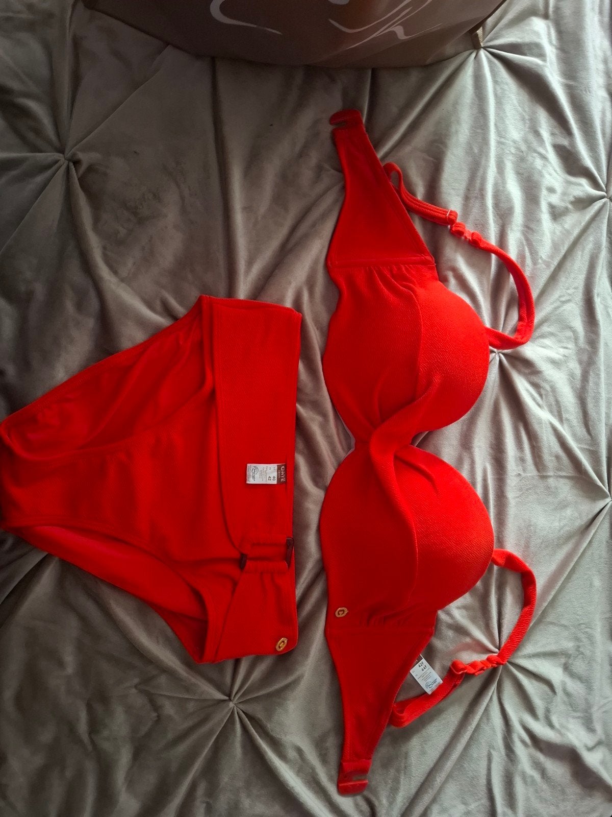 Oranje bikini van Ten Cate, maat 42F/40, Ten Cate, Verzenden, Nieuw, Oranje