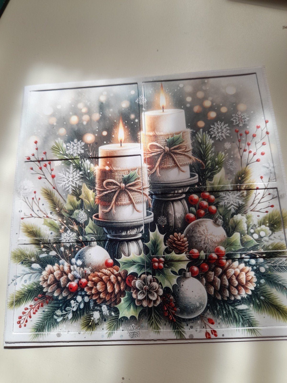 Zelfgemaakte kaart, Ophalen of Verzenden, Nieuw, Kerst
